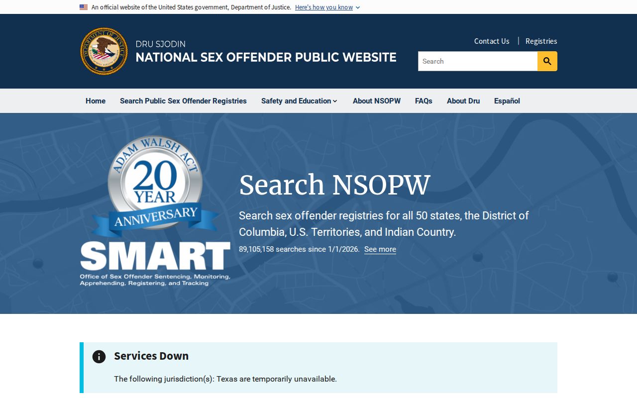 Gates County sex offender lookup through the national registry